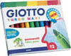 Marcador feltro GIOTTO Turbo MAXI(grosso)c/12